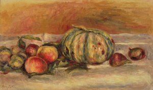 Melón y fruta de Pierre Auguste Renoir